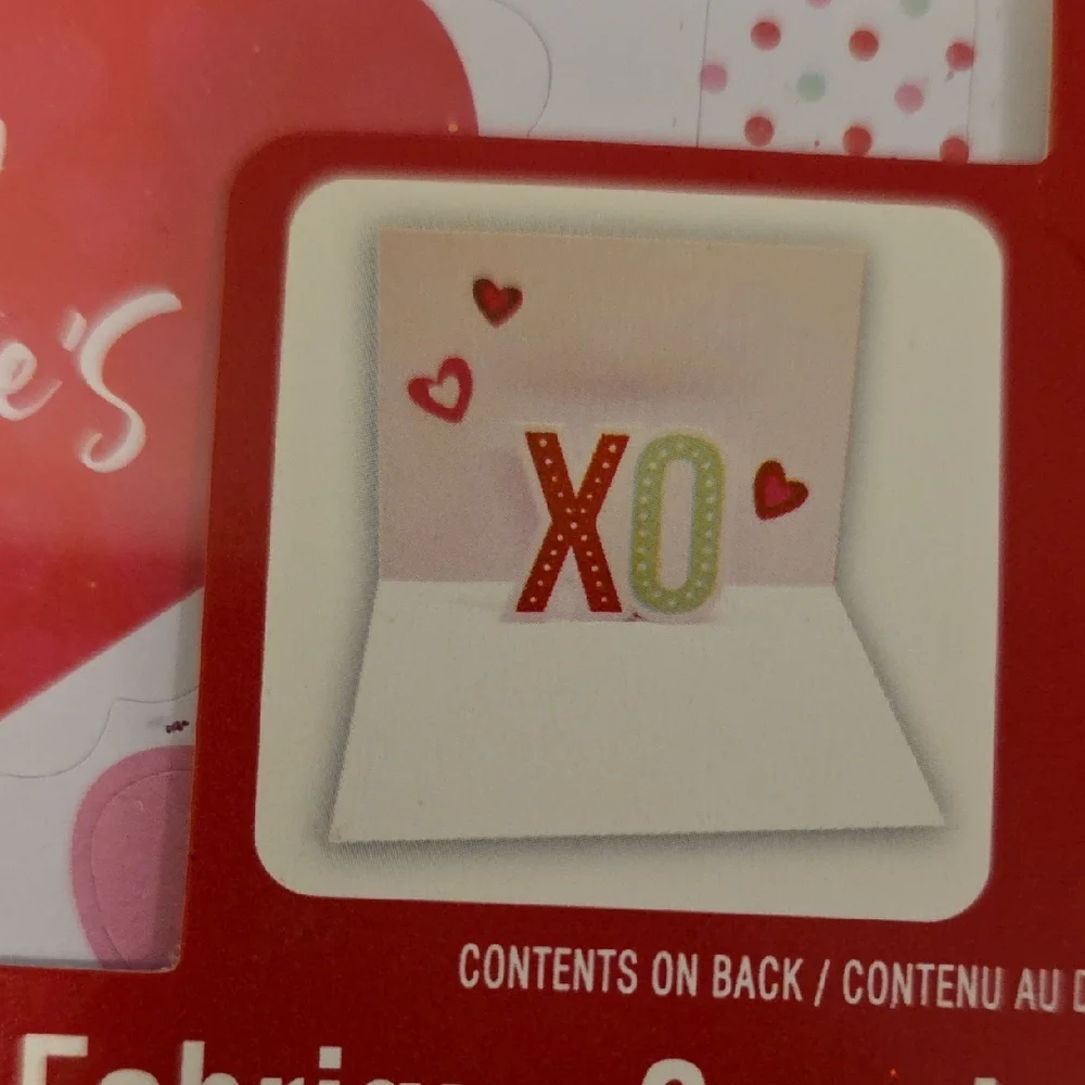 Recollections Valentine's Day Card Kit - Red, Pink, White